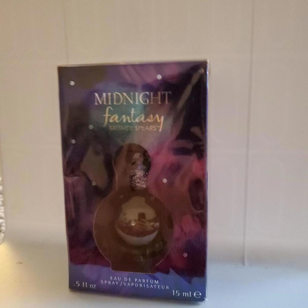 Midnight Fantasy Women Britney Spears Eau de Parfum Spray 0.5 oz -